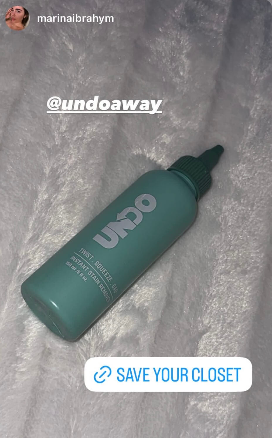 Instant stain remover